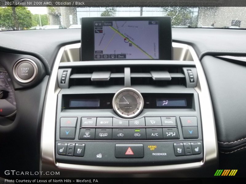 Obsidian / Black 2017 Lexus NX 200t AWD