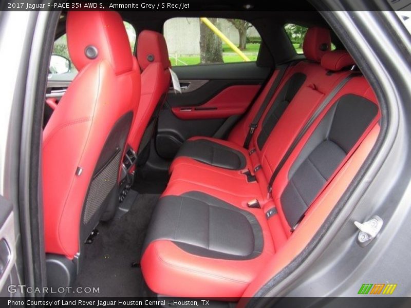 Rear Seat of 2017 F-PACE 35t AWD S