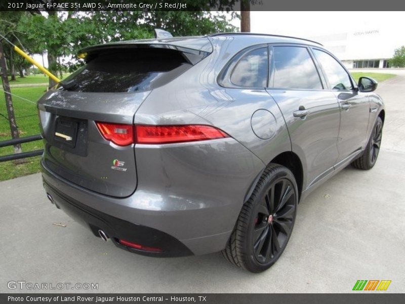 Ammonite Grey / S Red/Jet 2017 Jaguar F-PACE 35t AWD S