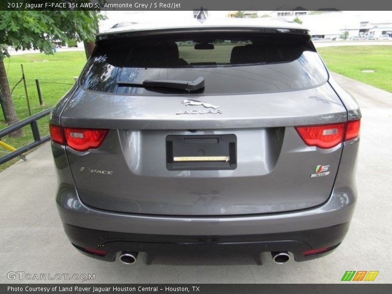 Ammonite Grey / S Red/Jet 2017 Jaguar F-PACE 35t AWD S