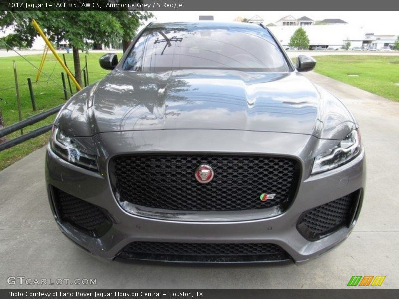 Ammonite Grey / S Red/Jet 2017 Jaguar F-PACE 35t AWD S