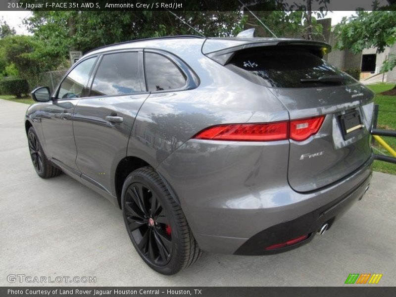 Ammonite Grey / S Red/Jet 2017 Jaguar F-PACE 35t AWD S