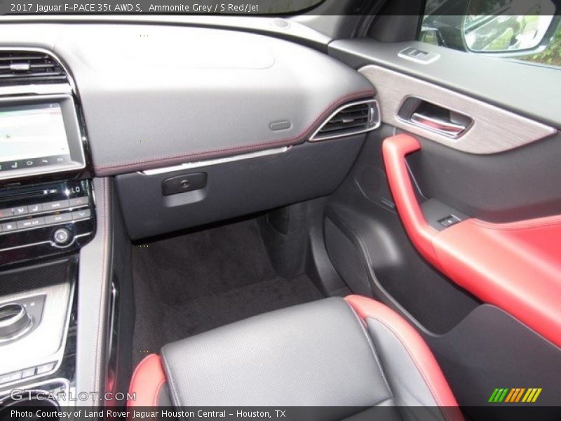 Ammonite Grey / S Red/Jet 2017 Jaguar F-PACE 35t AWD S