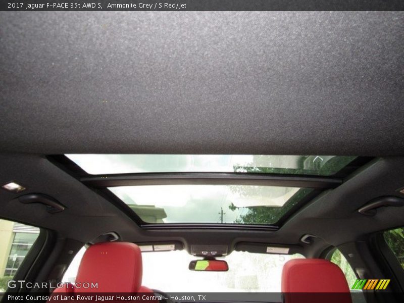 Ammonite Grey / S Red/Jet 2017 Jaguar F-PACE 35t AWD S