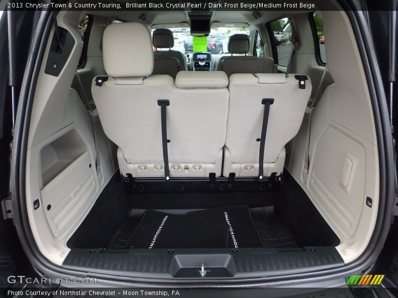 Brilliant Black Crystal Pearl / Dark Frost Beige/Medium Frost Beige 2013 Chrysler Town & Country Touring