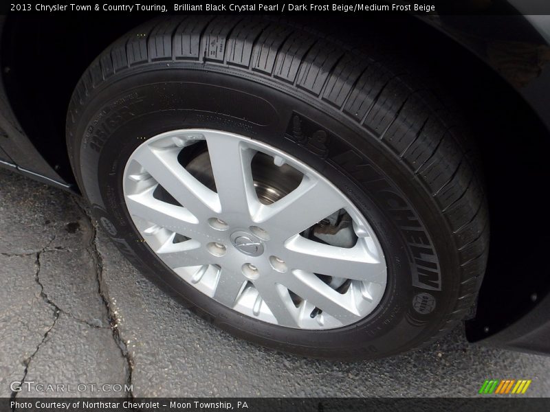 Brilliant Black Crystal Pearl / Dark Frost Beige/Medium Frost Beige 2013 Chrysler Town & Country Touring