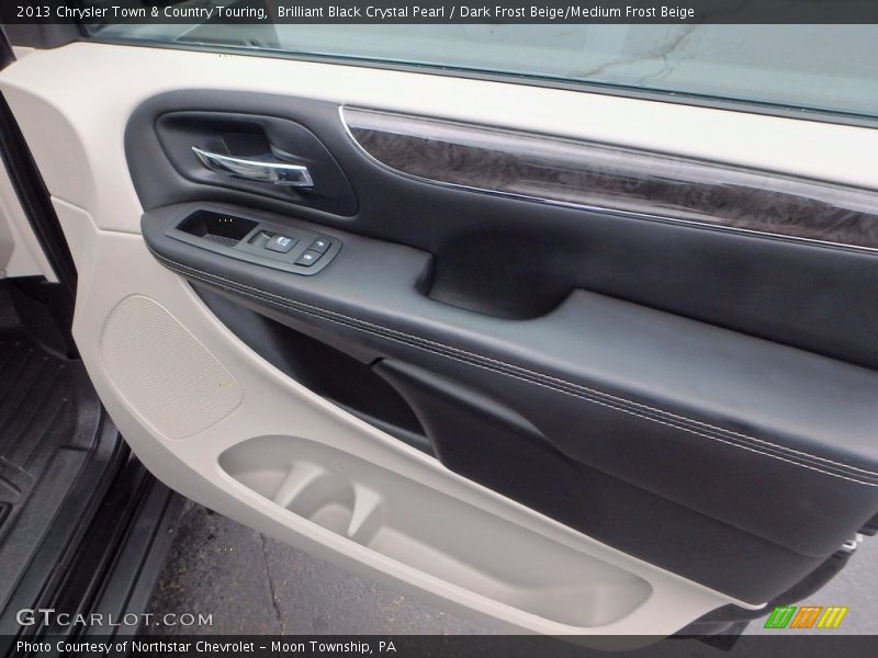 Brilliant Black Crystal Pearl / Dark Frost Beige/Medium Frost Beige 2013 Chrysler Town & Country Touring