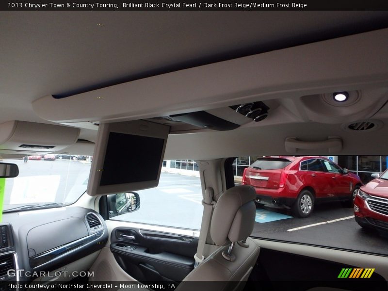 Brilliant Black Crystal Pearl / Dark Frost Beige/Medium Frost Beige 2013 Chrysler Town & Country Touring