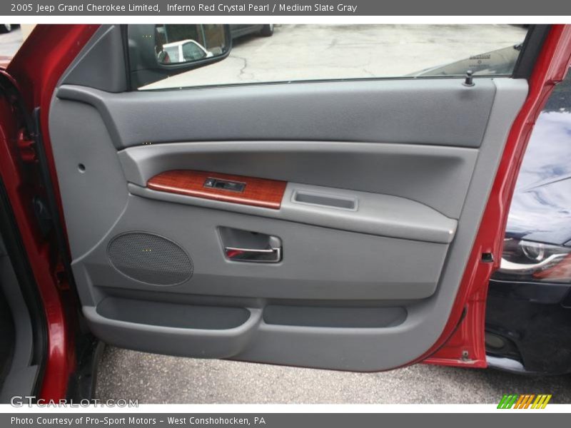 Inferno Red Crystal Pearl / Medium Slate Gray 2005 Jeep Grand Cherokee Limited