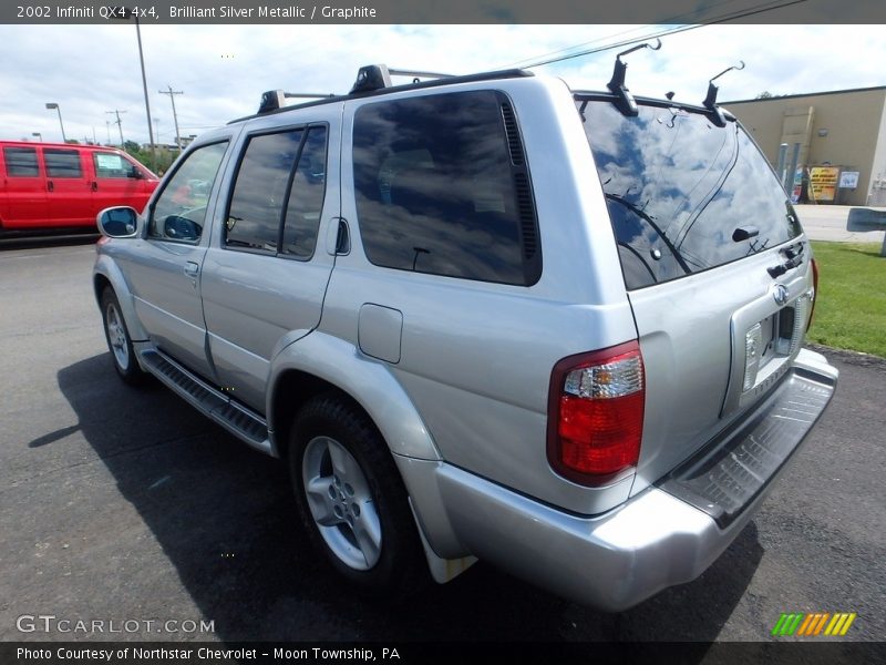 Brilliant Silver Metallic / Graphite 2002 Infiniti QX4 4x4