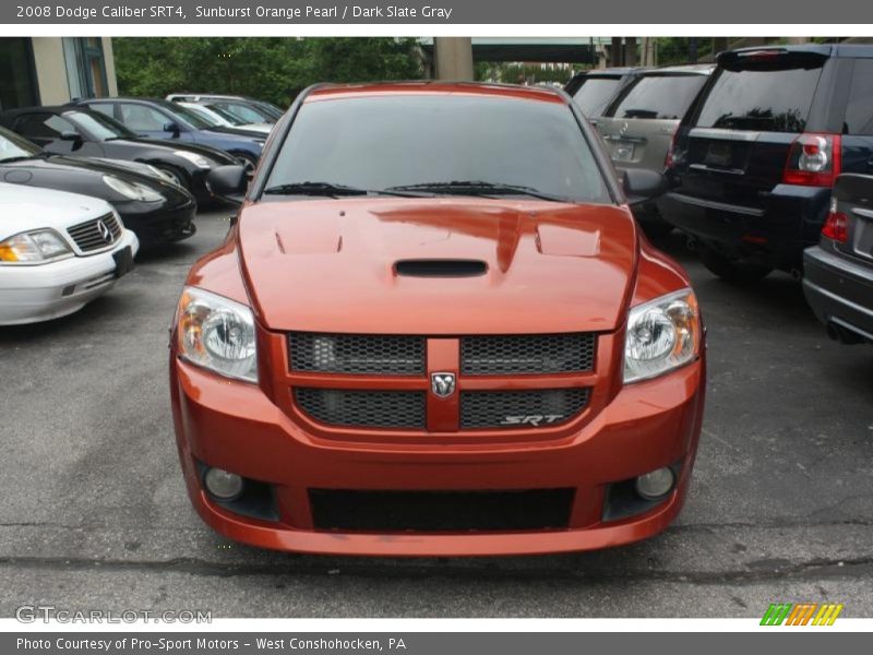 Sunburst Orange Pearl / Dark Slate Gray 2008 Dodge Caliber SRT4