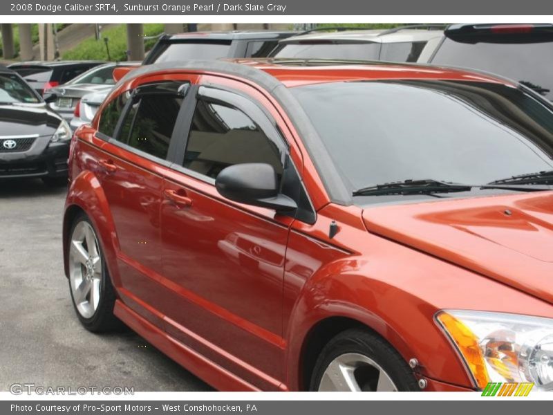 Sunburst Orange Pearl / Dark Slate Gray 2008 Dodge Caliber SRT4