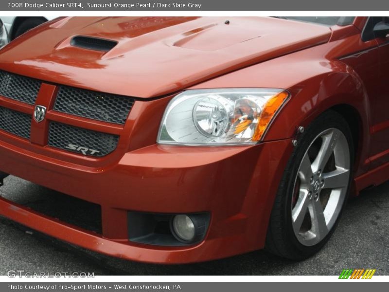 Sunburst Orange Pearl / Dark Slate Gray 2008 Dodge Caliber SRT4