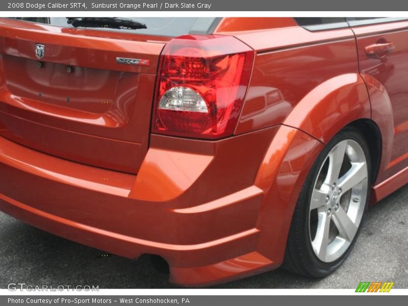 Sunburst Orange Pearl / Dark Slate Gray 2008 Dodge Caliber SRT4