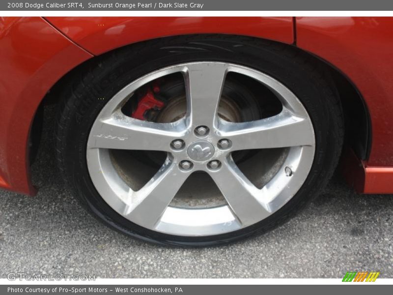 Sunburst Orange Pearl / Dark Slate Gray 2008 Dodge Caliber SRT4