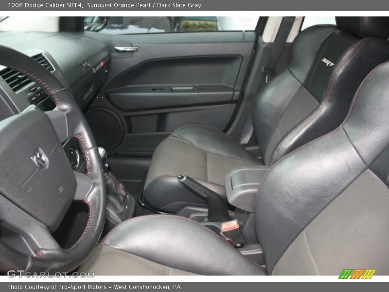 Sunburst Orange Pearl / Dark Slate Gray 2008 Dodge Caliber SRT4
