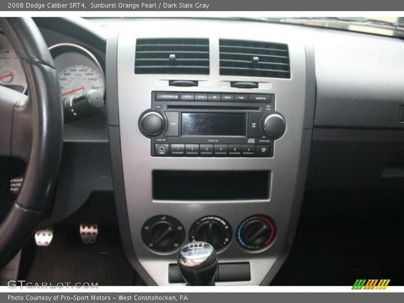 Sunburst Orange Pearl / Dark Slate Gray 2008 Dodge Caliber SRT4