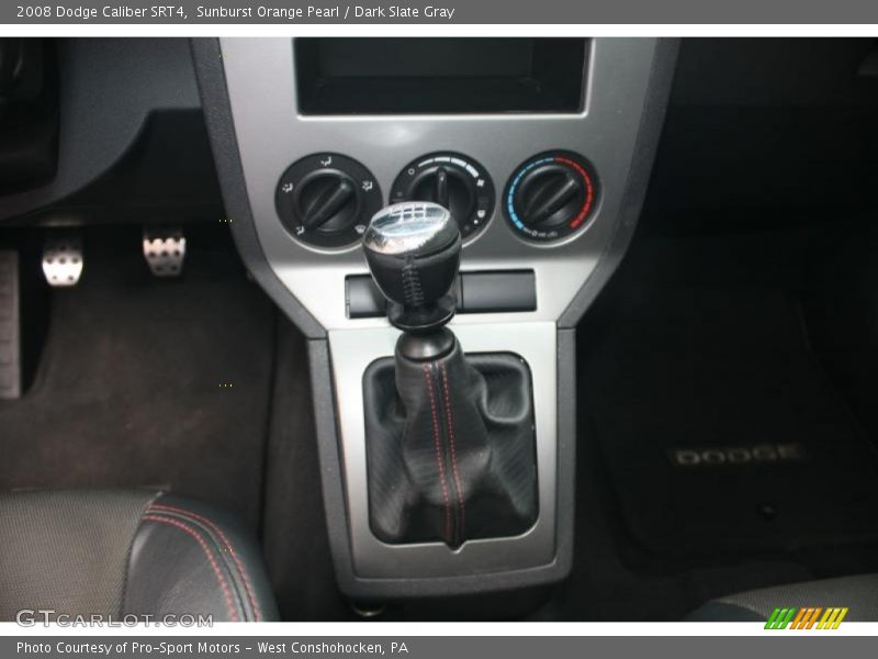 Sunburst Orange Pearl / Dark Slate Gray 2008 Dodge Caliber SRT4