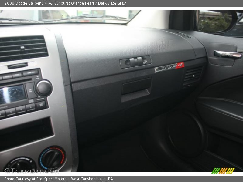 Sunburst Orange Pearl / Dark Slate Gray 2008 Dodge Caliber SRT4