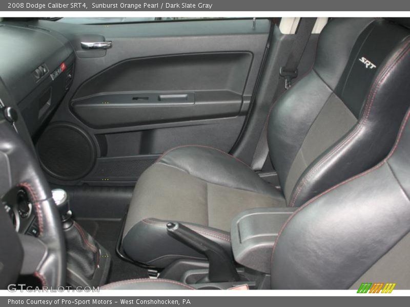 Sunburst Orange Pearl / Dark Slate Gray 2008 Dodge Caliber SRT4