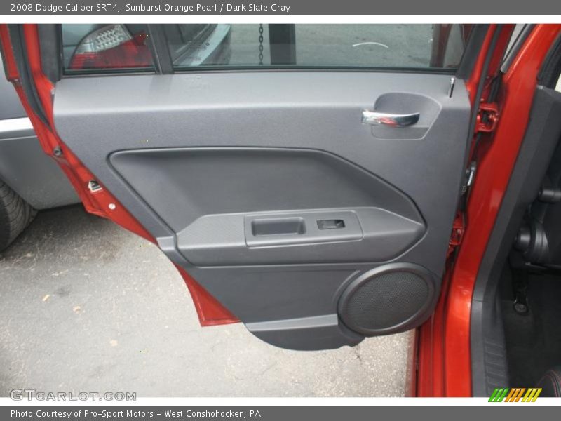 Sunburst Orange Pearl / Dark Slate Gray 2008 Dodge Caliber SRT4