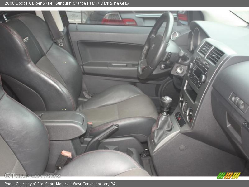 Sunburst Orange Pearl / Dark Slate Gray 2008 Dodge Caliber SRT4