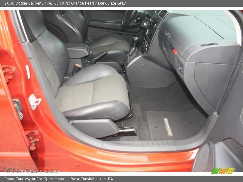 Sunburst Orange Pearl / Dark Slate Gray 2008 Dodge Caliber SRT4