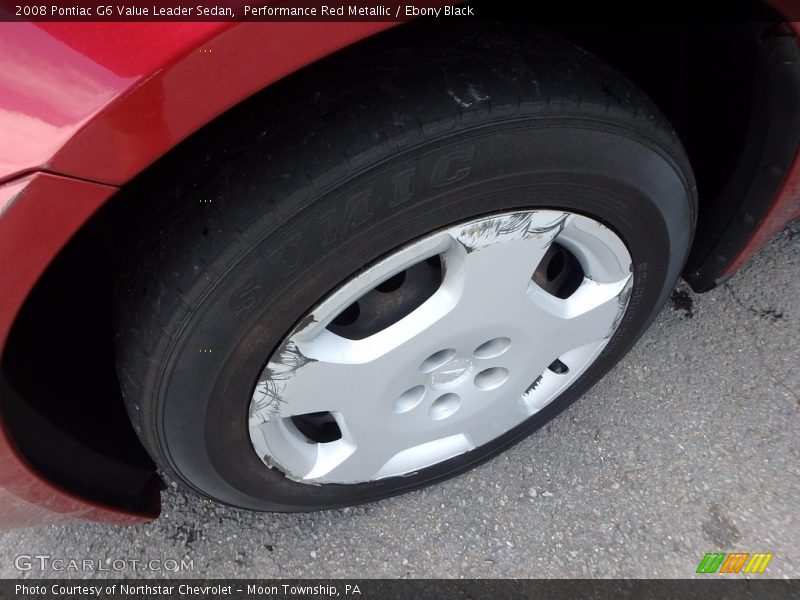 Performance Red Metallic / Ebony Black 2008 Pontiac G6 Value Leader Sedan