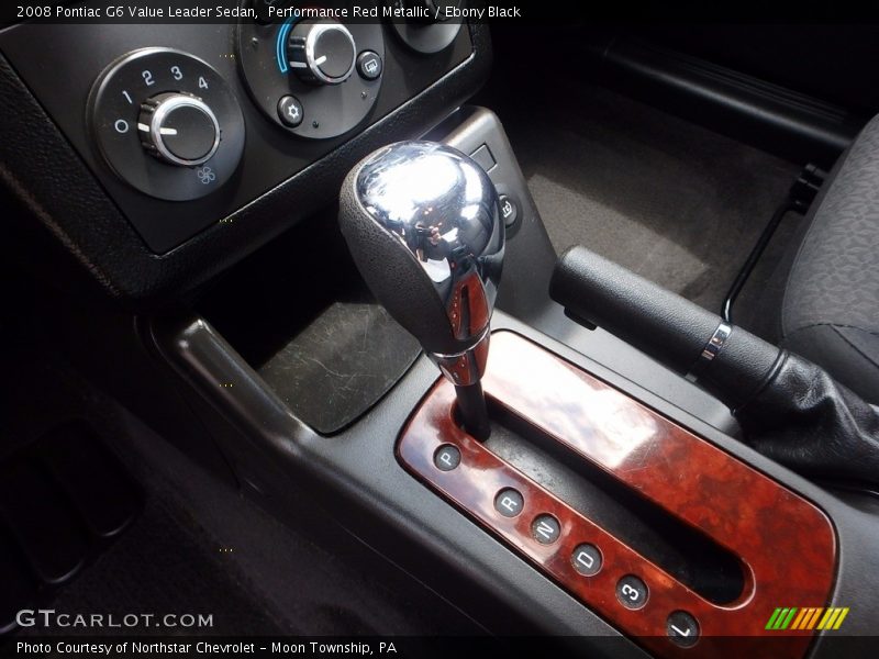 Performance Red Metallic / Ebony Black 2008 Pontiac G6 Value Leader Sedan