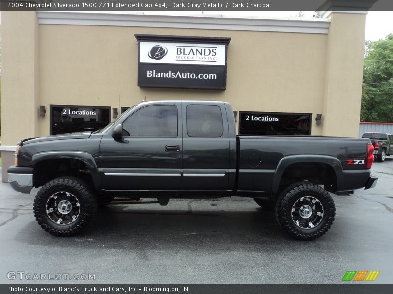 Dark Gray Metallic / Dark Charcoal 2004 Chevrolet Silverado 1500 Z71 Extended Cab 4x4