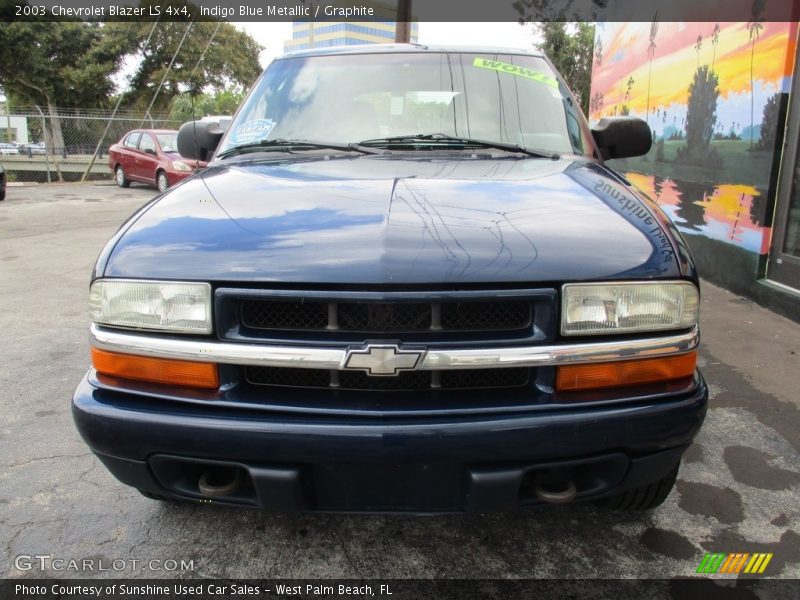 Indigo Blue Metallic / Graphite 2003 Chevrolet Blazer LS 4x4