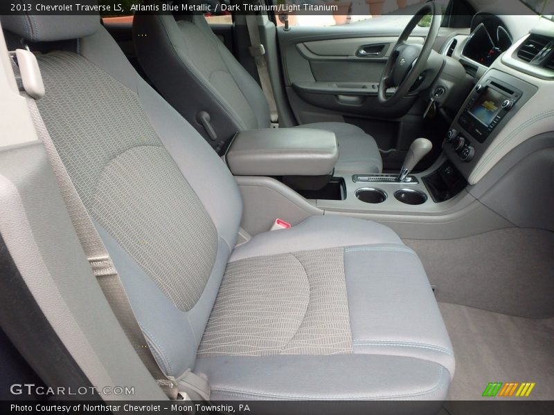 Atlantis Blue Metallic / Dark Titanium/Light Titanium 2013 Chevrolet Traverse LS