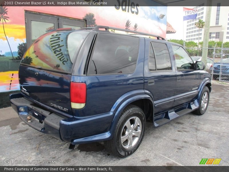 Indigo Blue Metallic / Graphite 2003 Chevrolet Blazer LS 4x4