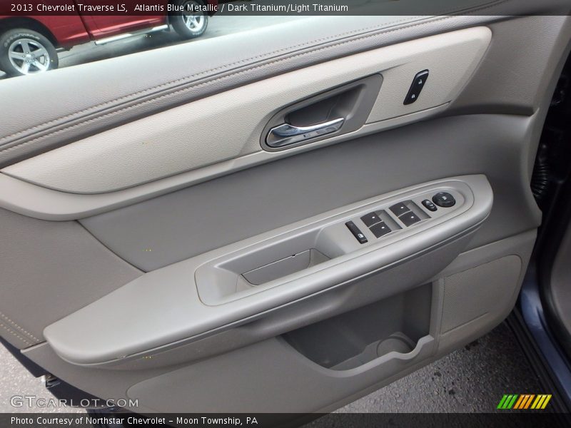 Atlantis Blue Metallic / Dark Titanium/Light Titanium 2013 Chevrolet Traverse LS
