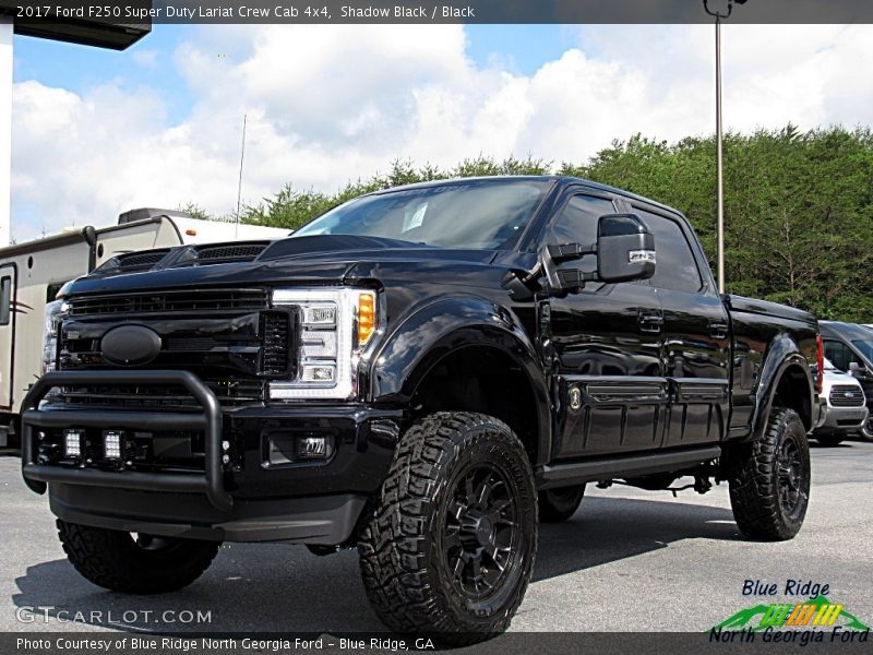 Shadow Black / Black 2017 Ford F250 Super Duty Lariat Crew Cab 4x4