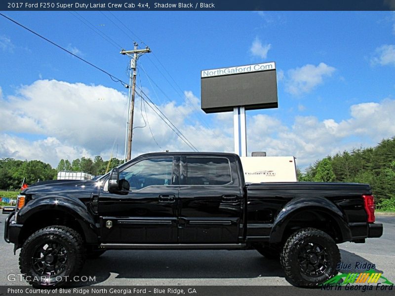 Shadow Black / Black 2017 Ford F250 Super Duty Lariat Crew Cab 4x4