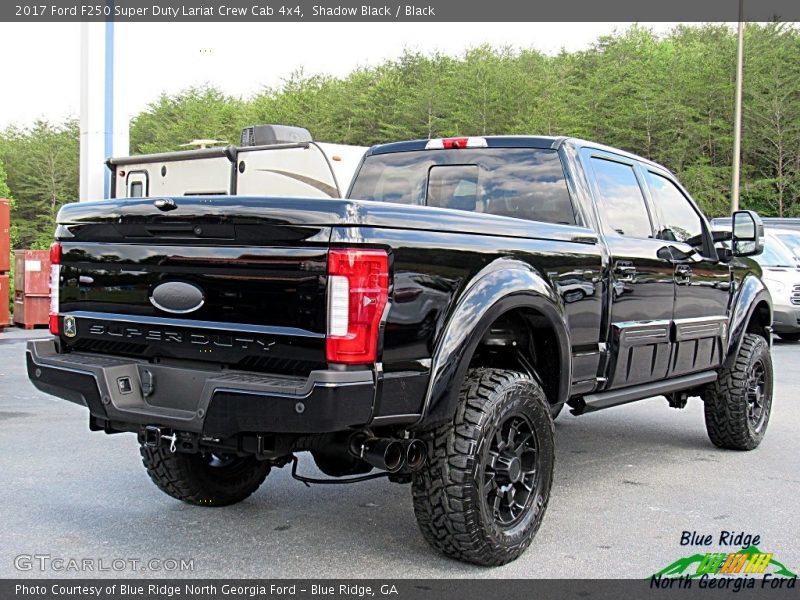 Shadow Black / Black 2017 Ford F250 Super Duty Lariat Crew Cab 4x4