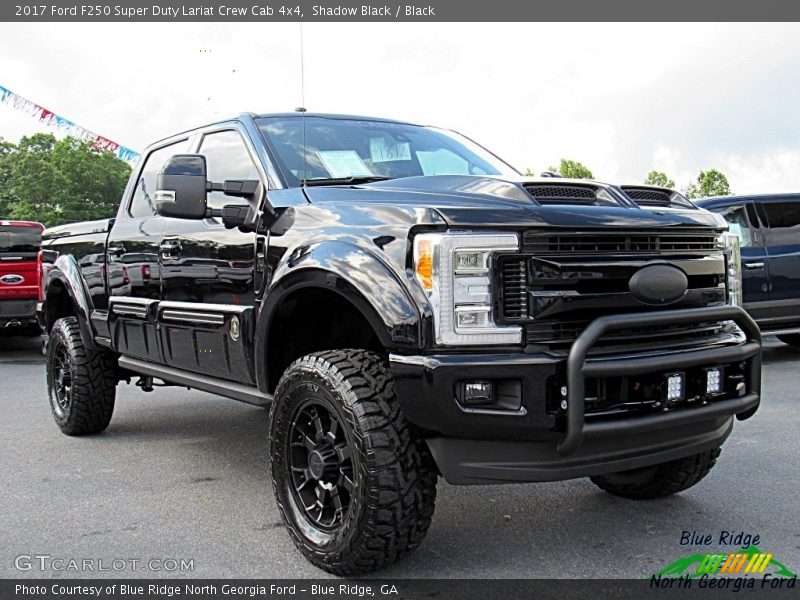 Shadow Black / Black 2017 Ford F250 Super Duty Lariat Crew Cab 4x4