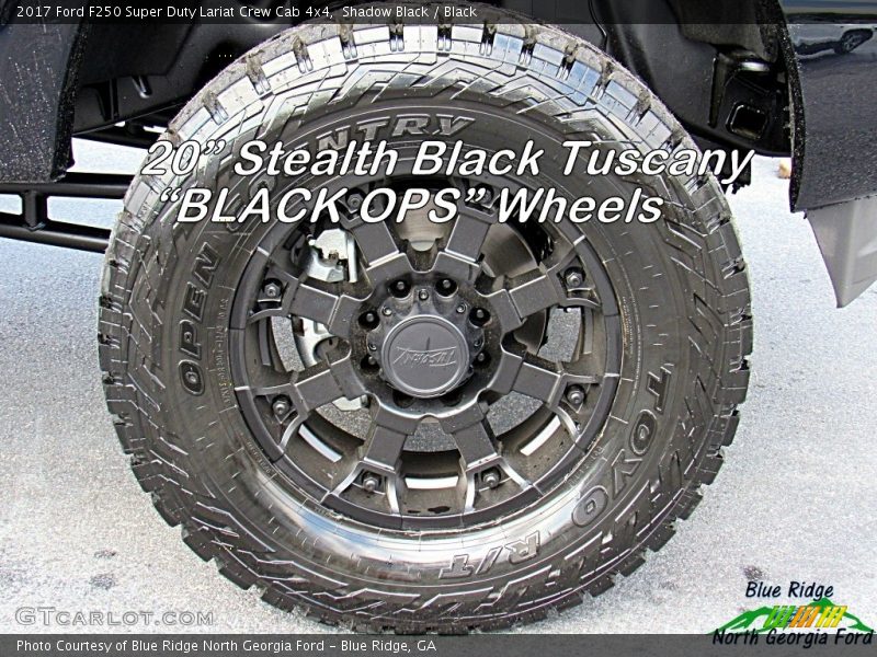 Shadow Black / Black 2017 Ford F250 Super Duty Lariat Crew Cab 4x4