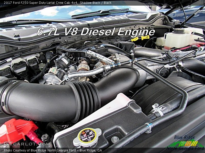 Shadow Black / Black 2017 Ford F250 Super Duty Lariat Crew Cab 4x4
