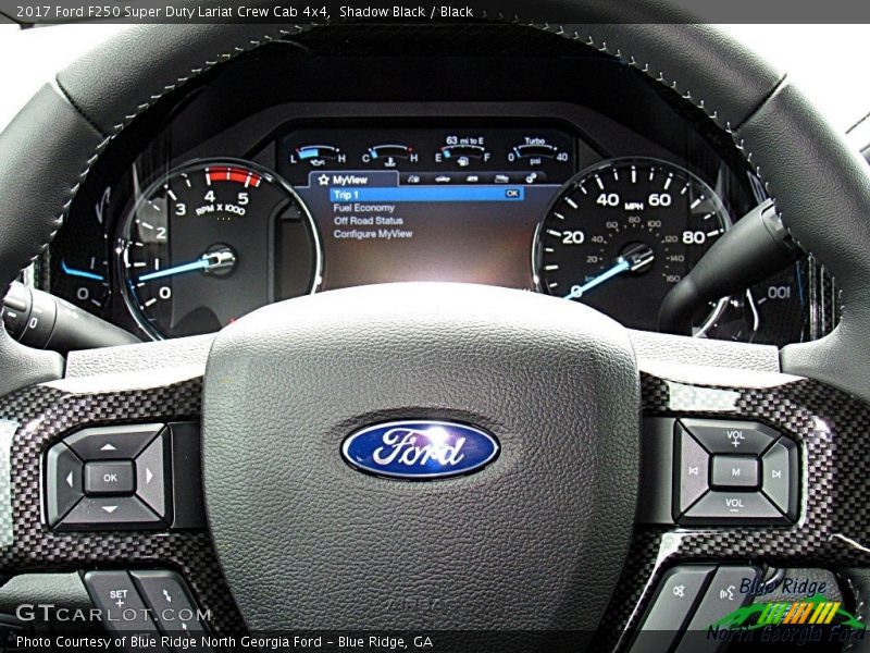 Shadow Black / Black 2017 Ford F250 Super Duty Lariat Crew Cab 4x4