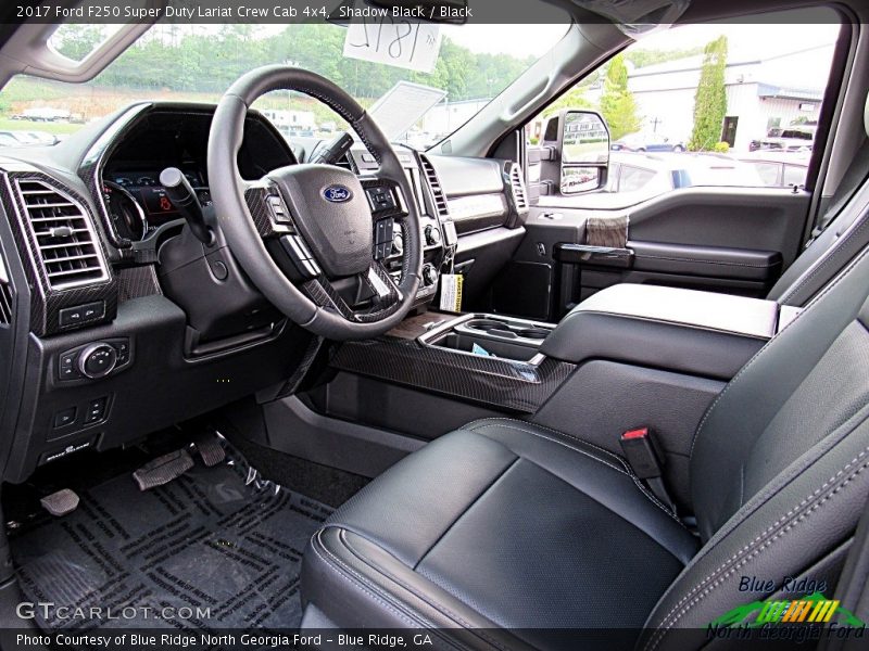 Shadow Black / Black 2017 Ford F250 Super Duty Lariat Crew Cab 4x4