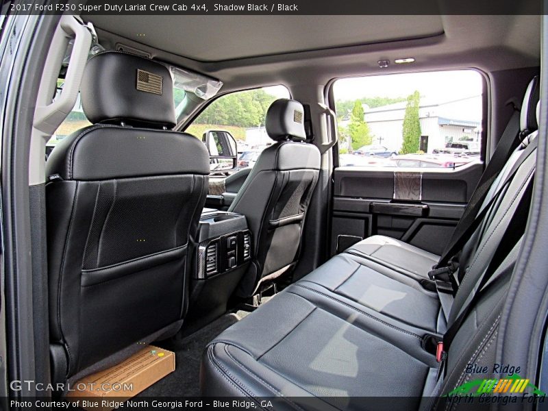 Shadow Black / Black 2017 Ford F250 Super Duty Lariat Crew Cab 4x4