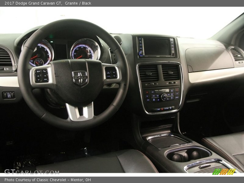 Dashboard of 2017 Grand Caravan GT