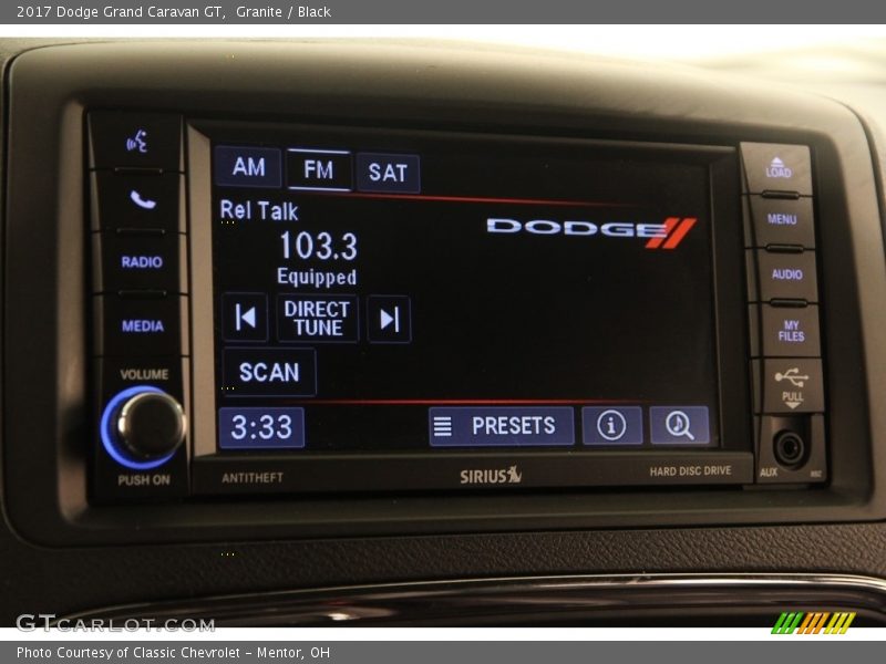 Controls of 2017 Grand Caravan GT