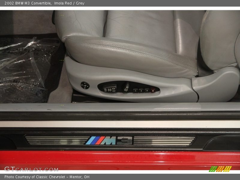 Imola Red / Grey 2002 BMW M3 Convertible