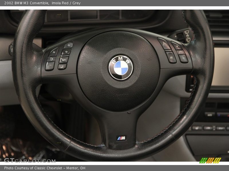 Imola Red / Grey 2002 BMW M3 Convertible