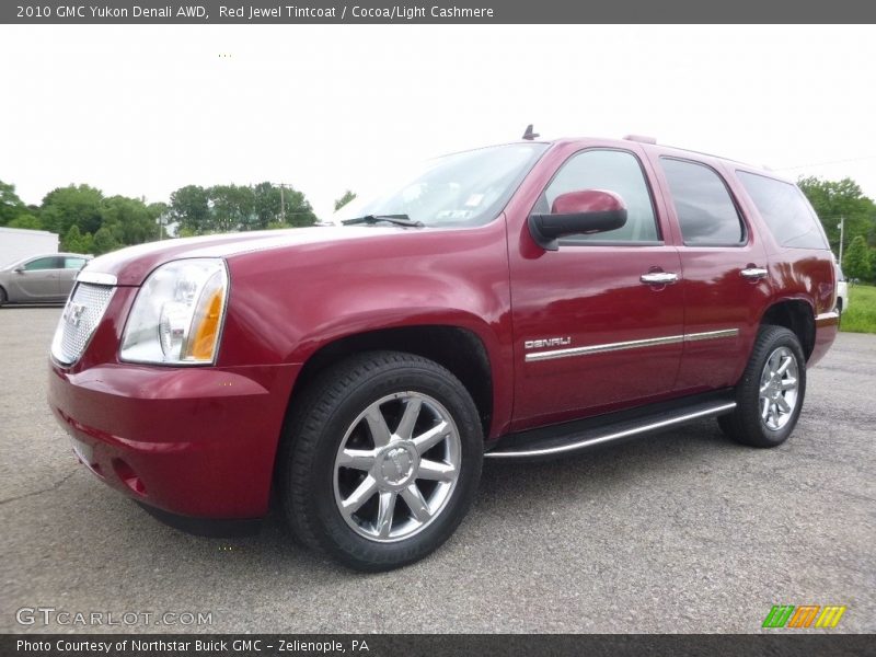 Red Jewel Tintcoat / Cocoa/Light Cashmere 2010 GMC Yukon Denali AWD