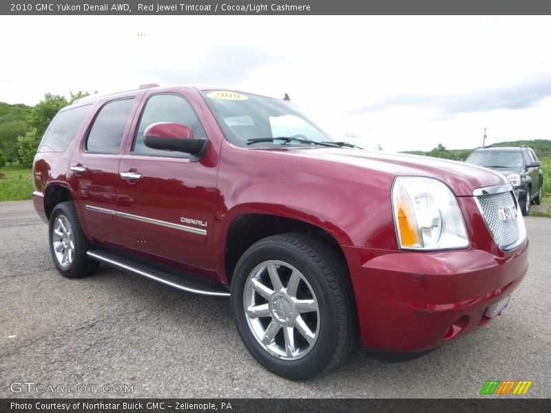 Red Jewel Tintcoat / Cocoa/Light Cashmere 2010 GMC Yukon Denali AWD