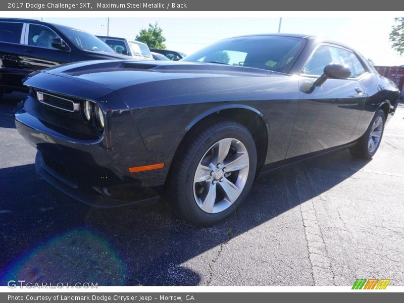 Maximum Steel Metallic / Black 2017 Dodge Challenger SXT